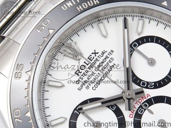 1221 Daytona 126500 QF 1:1 Best Edition 904L Steel White Dial on SS Braclet SH4131 V Stretchable 1297